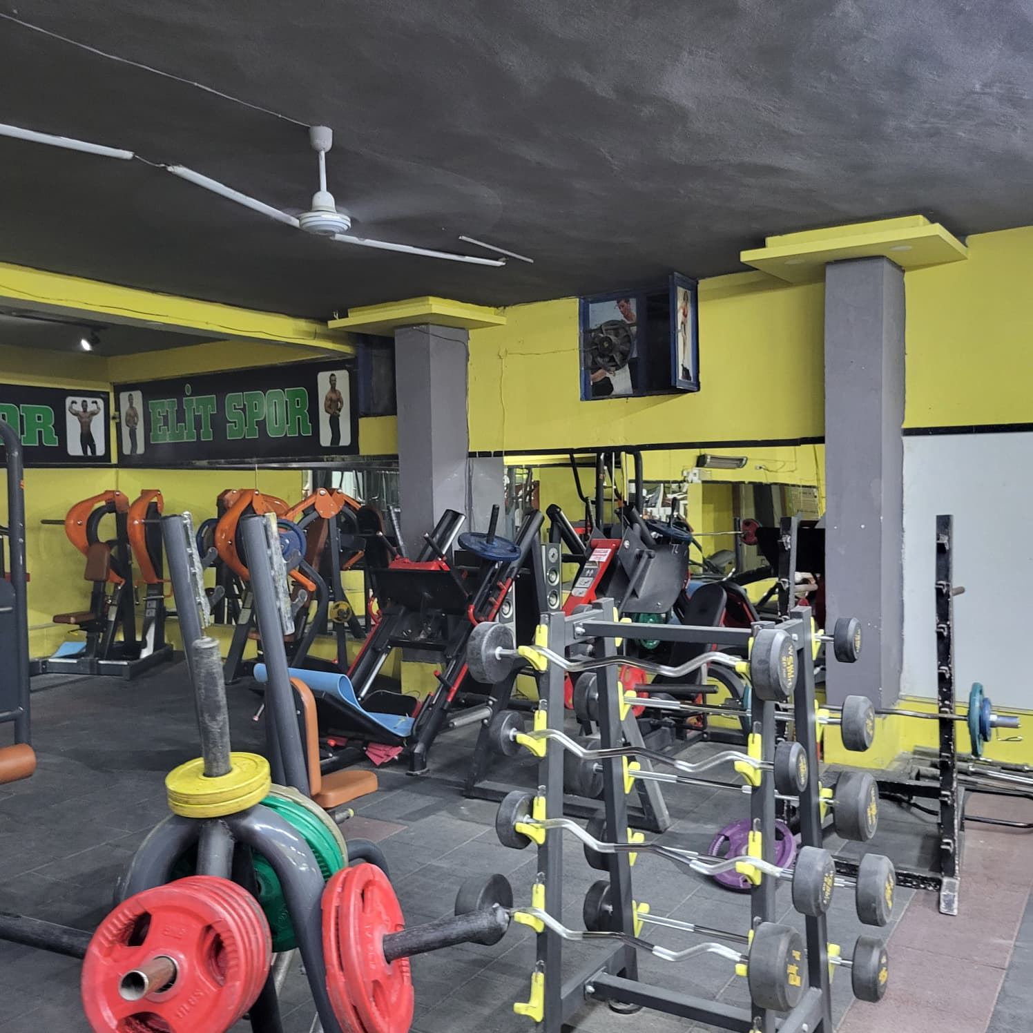 Elit Spor fitness salonu makine antrenman alanı